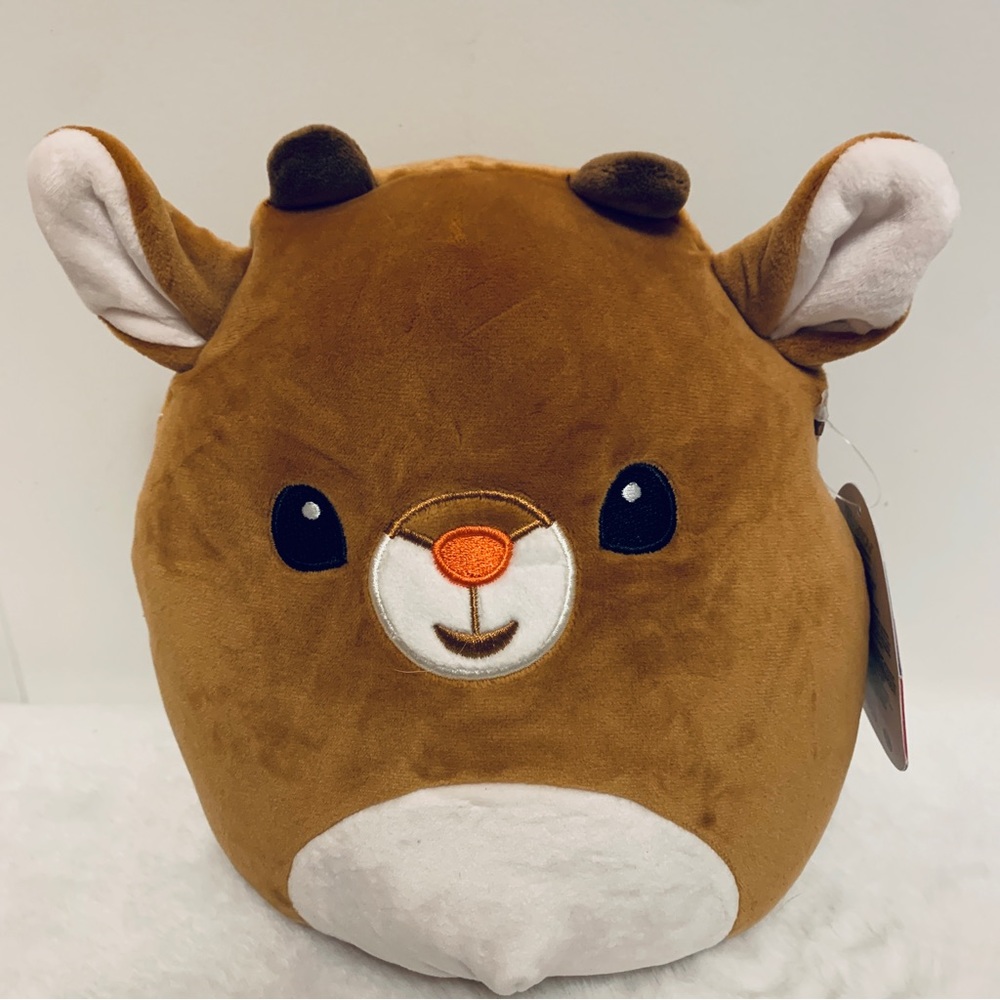 Squishmallow Rudolph Reindeer 🦌, Red Nosed, Christmas 🎄🎁, 8” New